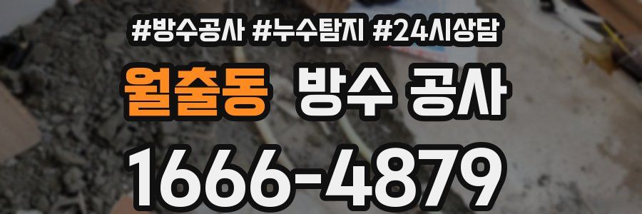 월출동 방수 공사