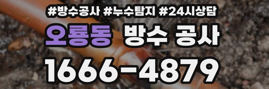 오룡동 방수 공사