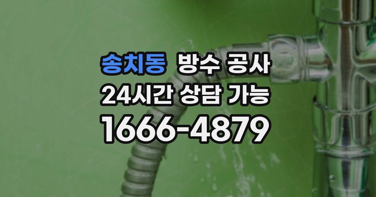 송치동 누수탐지