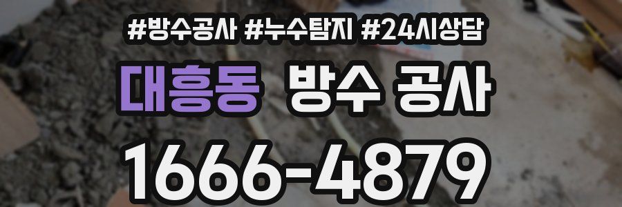 대흥동 방수 공사