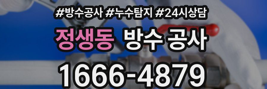 정생동 방수 공사