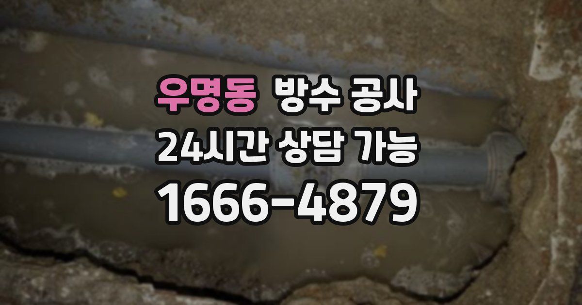 우명동 누수탐지