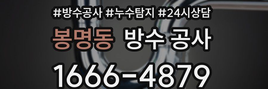 봉명동 방수 공사