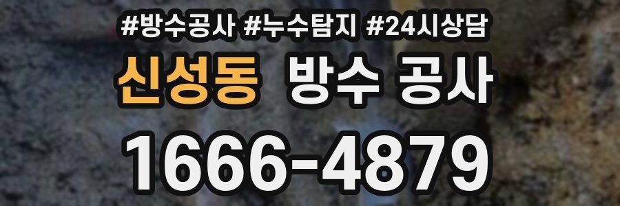 신성동 방수 공사