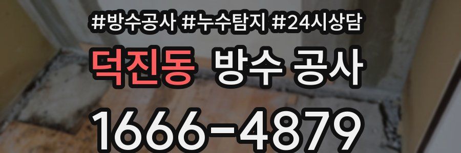 덕진동 방수 공사