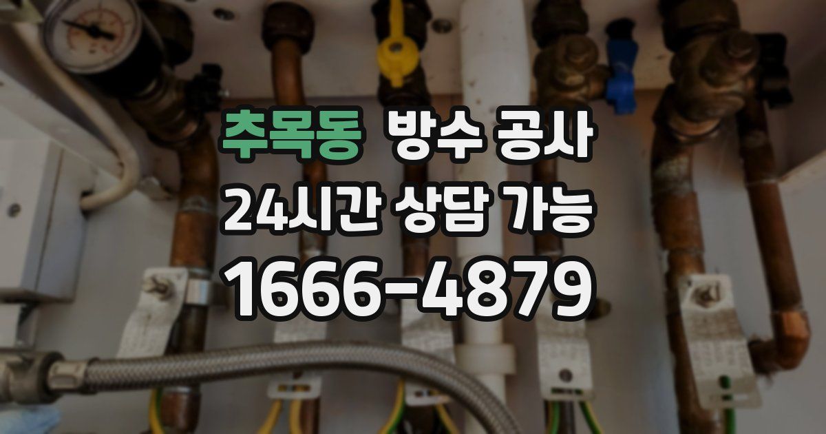 추목동 누수탐지