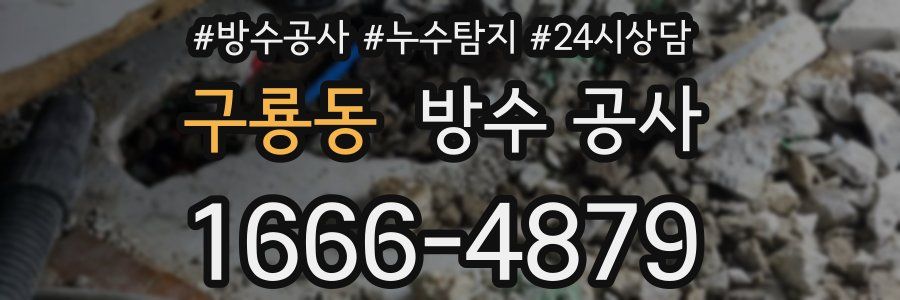 구룡동 방수 공사