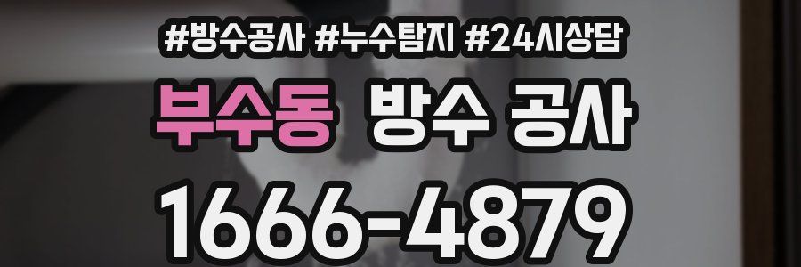 부수동 방수 공사