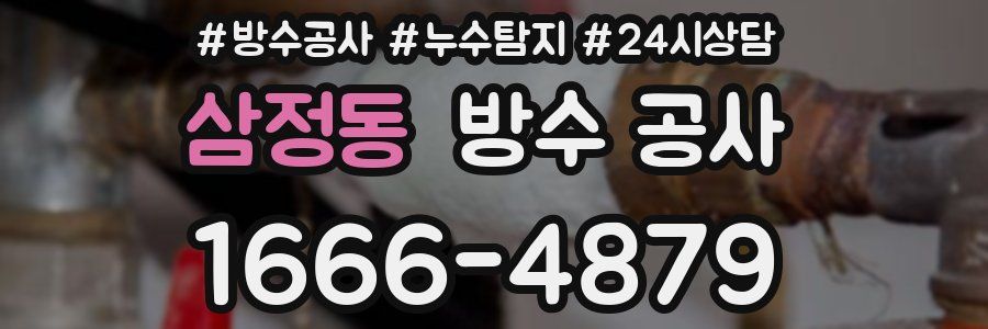 삼정동 방수 공사