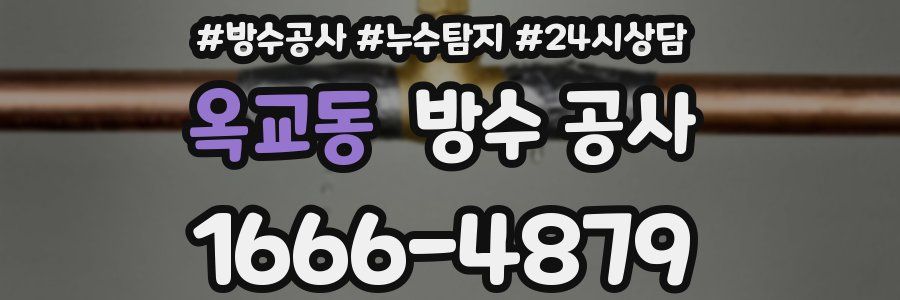 옥교동 방수 공사