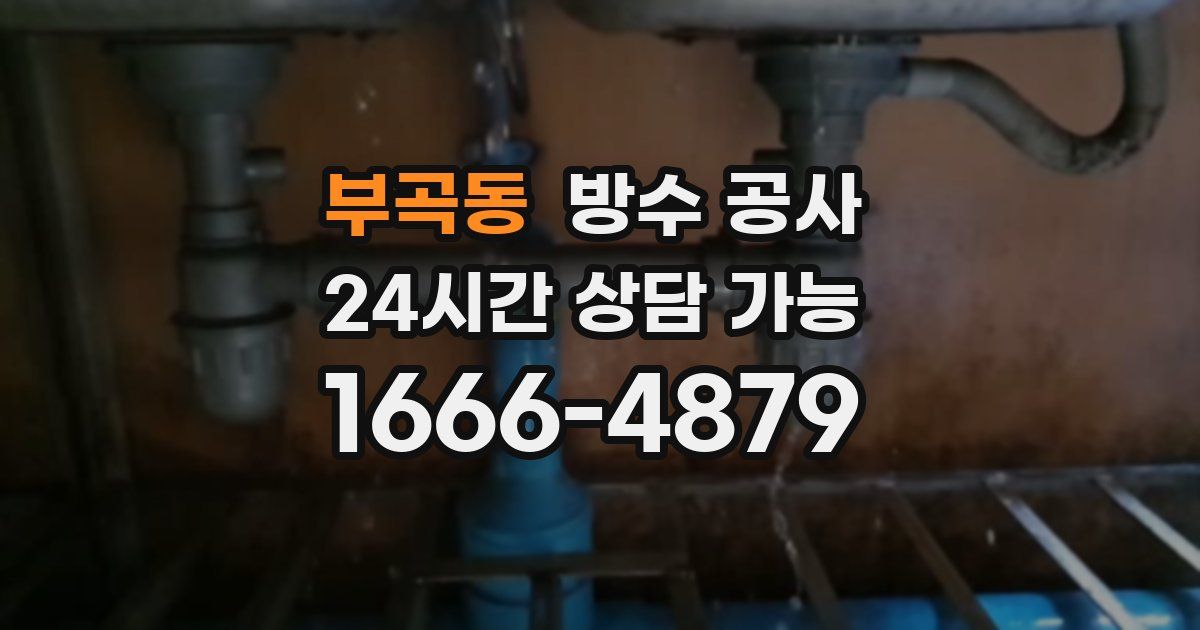 부곡동 누수탐지