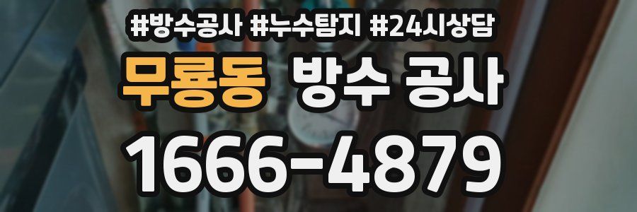 무룡동 방수 공사