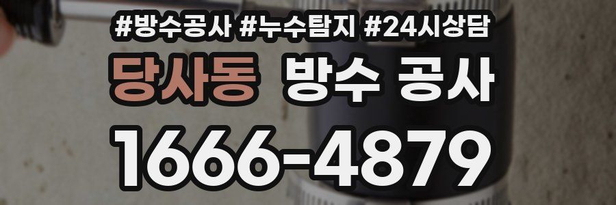 당사동 방수 공사