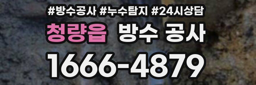 청량읍 방수 공사