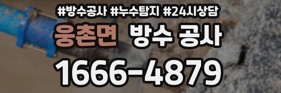 웅촌면 방수 공사