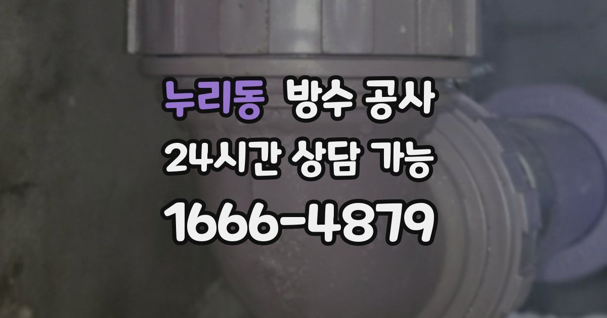 누리동 누수탐지