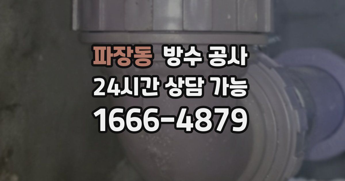 파장동 누수탐지