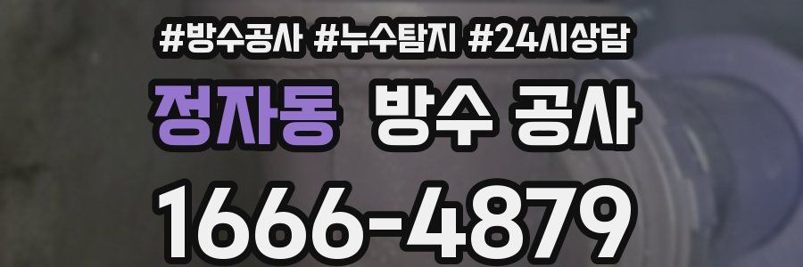 정자동 방수 공사