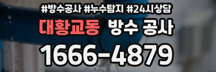 대황교동 방수 공사