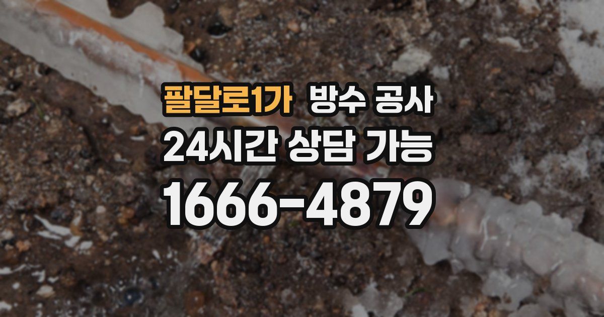 팔달로1가 누수탐지