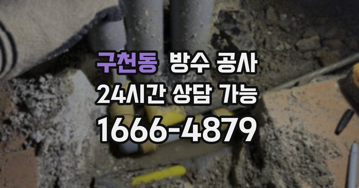 구천동 누수탐지