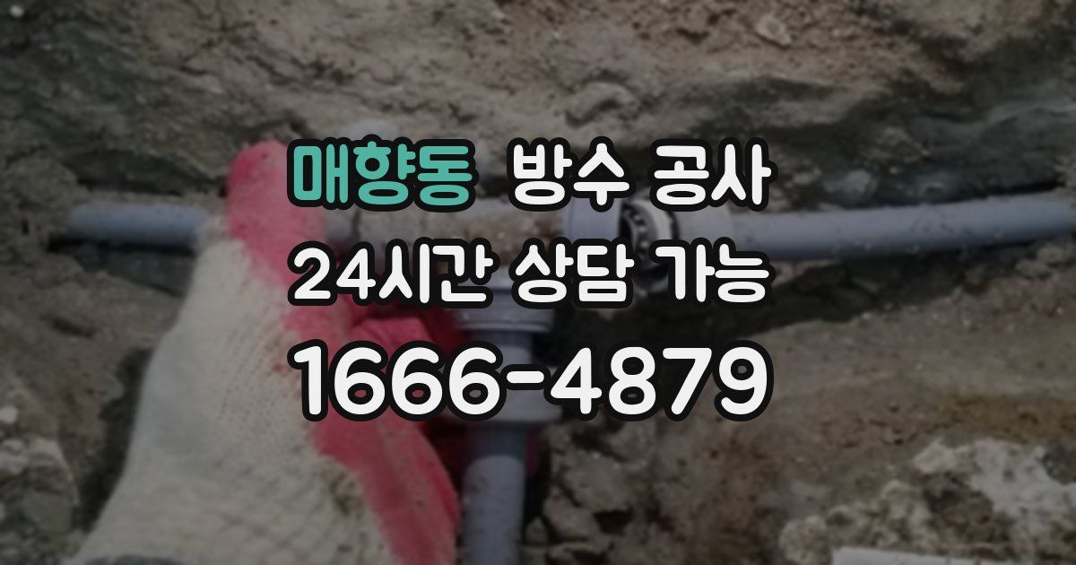 매향동 누수탐지