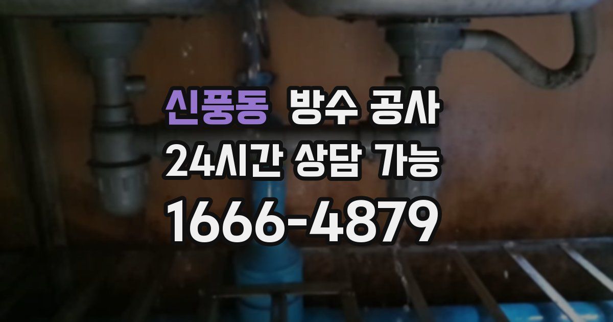 신풍동 누수탐지