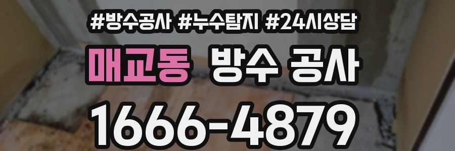 매교동 방수 공사