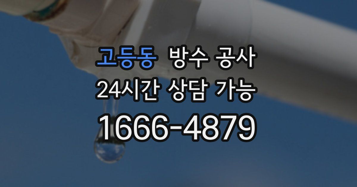 고등동 누수탐지