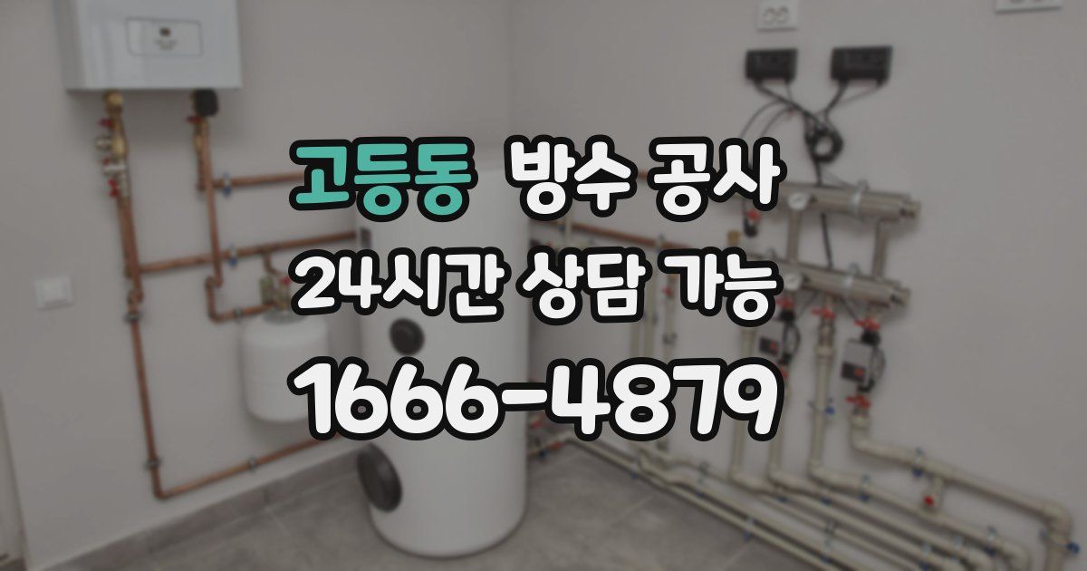 고등동 누수탐지