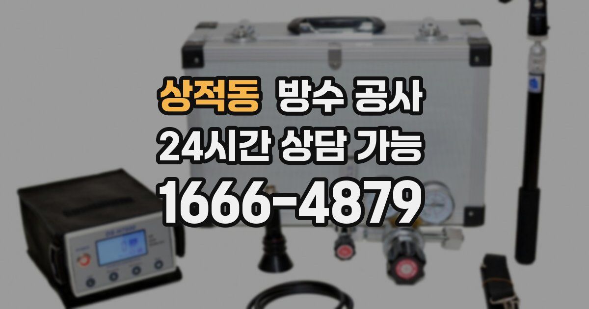 상적동 누수탐지