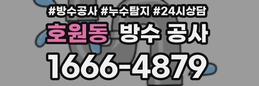 호원동 방수 공사