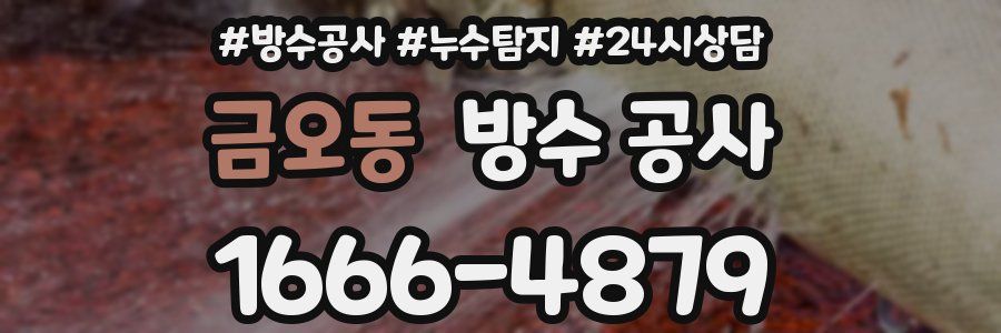 금오동 방수 공사