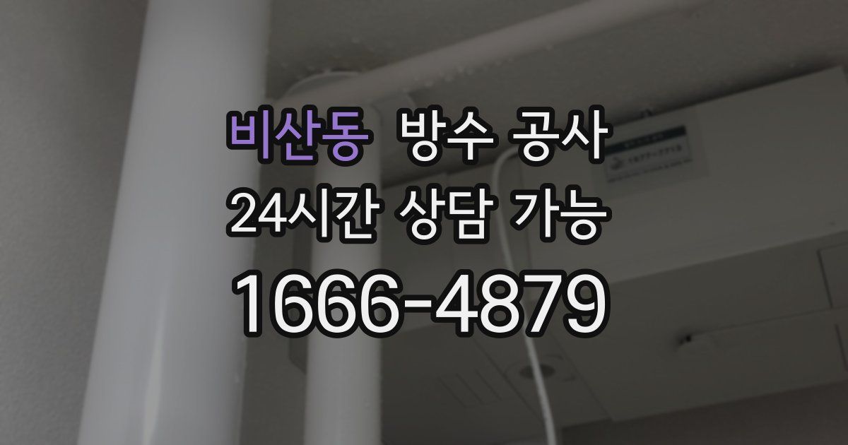 비산동 누수탐지