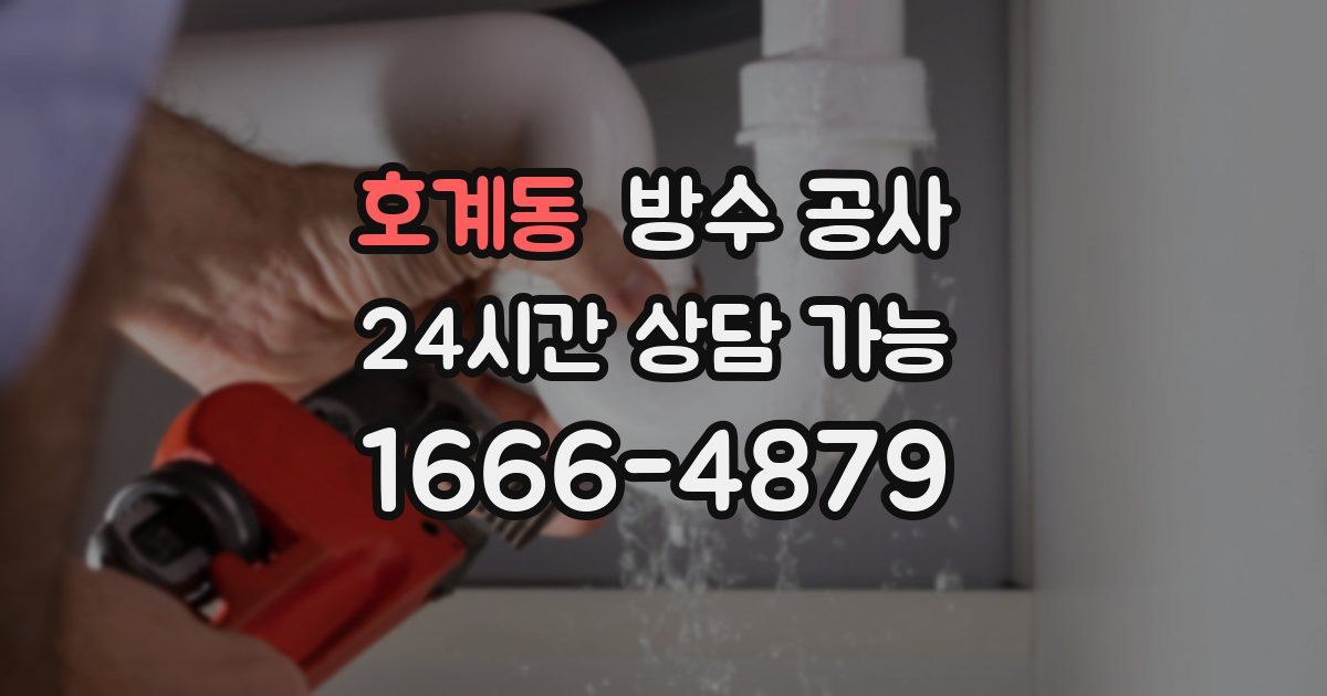 호계동 누수탐지