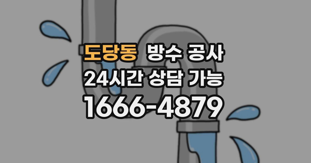 도당동 누수탐지