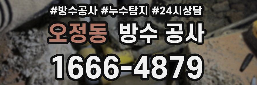 오정동 방수 공사