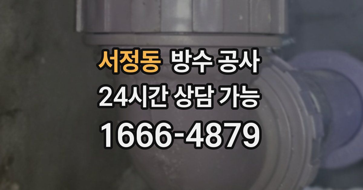 서정동 누수탐지