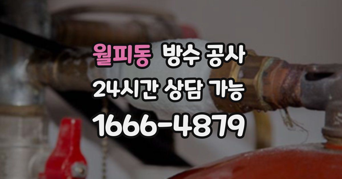 월피동 누수탐지