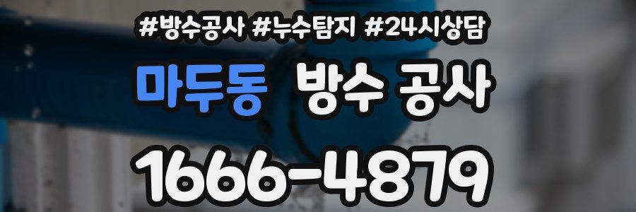 마두동 방수 공사