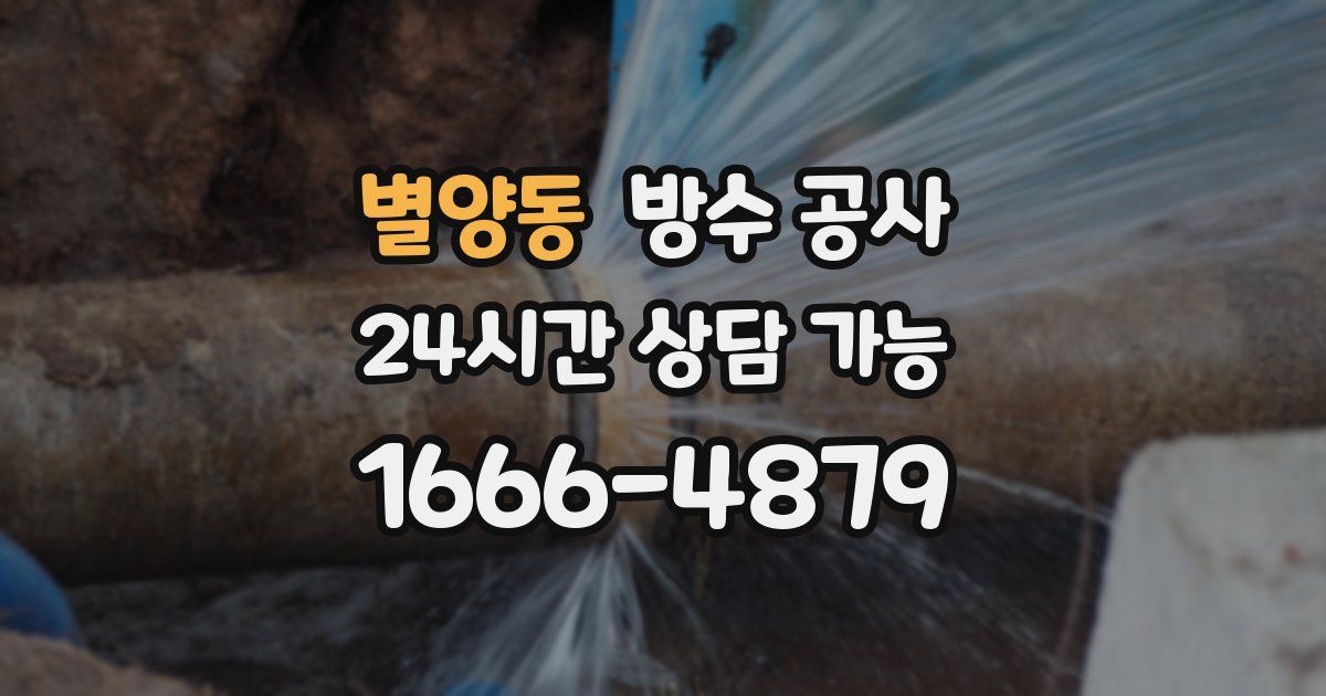 별양동 누수탐지