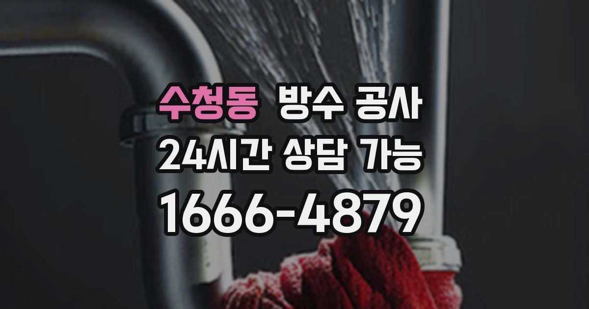 수청동 누수탐지