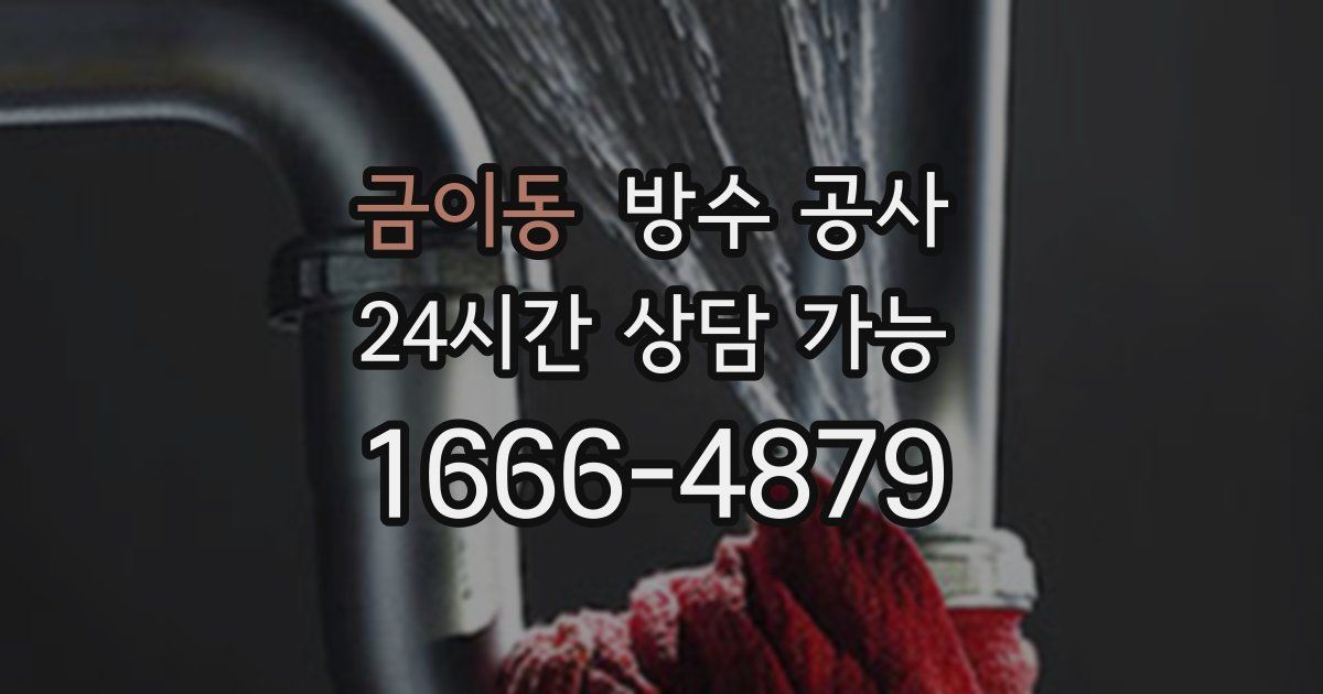 금이동 누수탐지