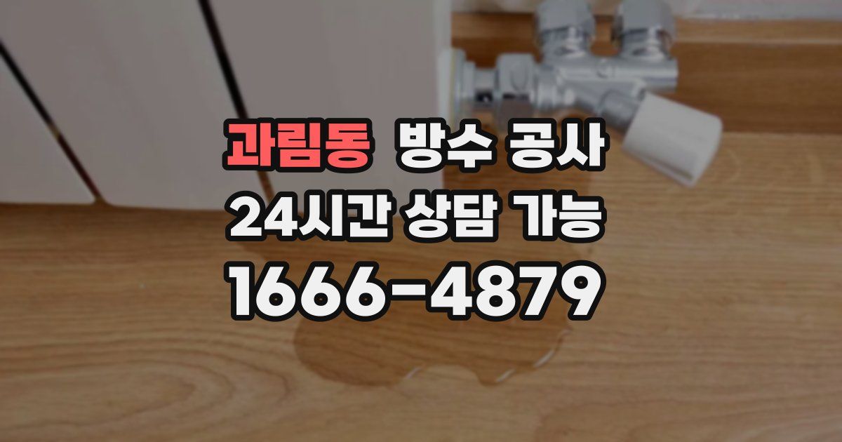 과림동 누수탐지