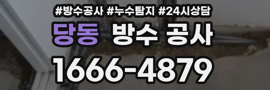 당동 방수 공사