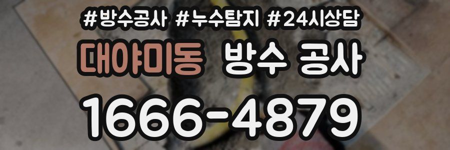 대야미동 방수 공사