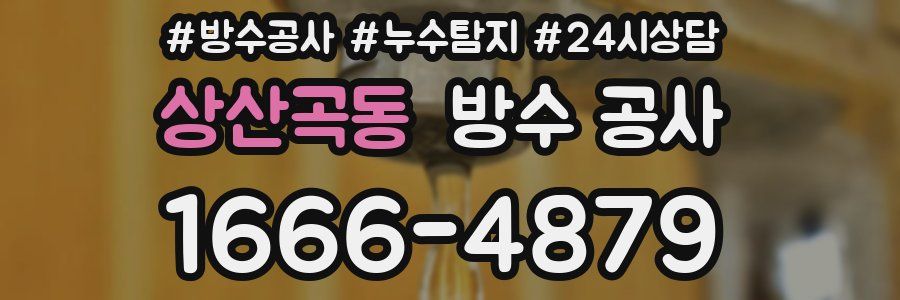 상산곡동 방수 공사