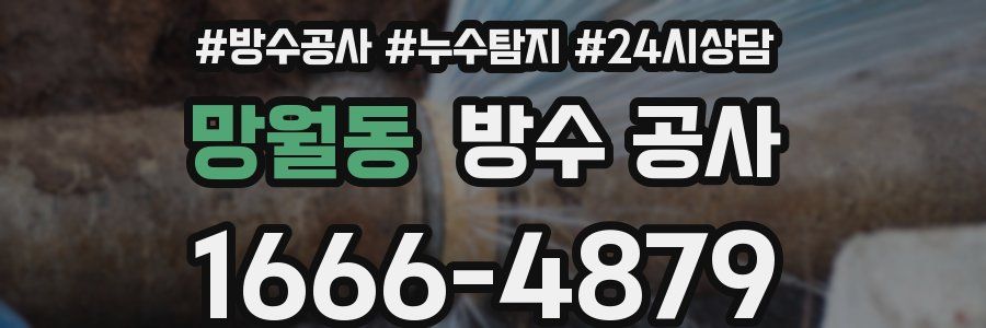 망월동 방수 공사