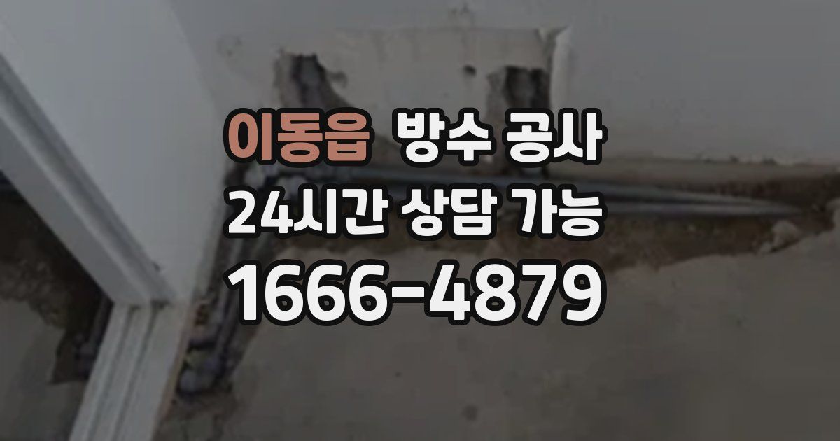 이동읍 누수탐지