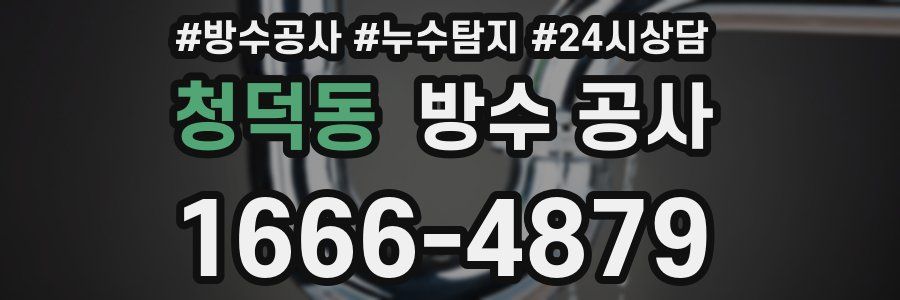 청덕동 방수 공사